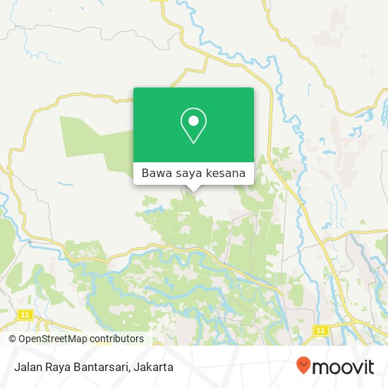 Peta Jalan Raya Bantarsari