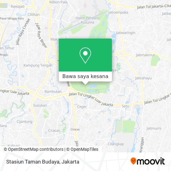 Peta Stasiun Taman Budaya