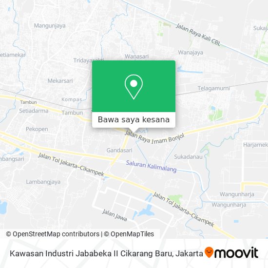 Peta Kawasan Industri Jababeka II Cikarang Baru