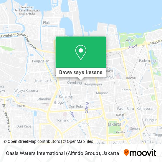 Peta Oasis Waters International (Alfindo Group)