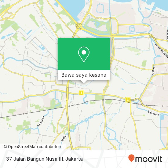 Peta 37 Jalan Bangun Nusa III