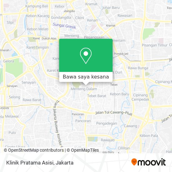 Peta Klinik Pratama Asisi