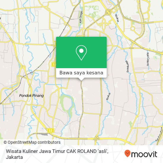 Peta Wisata Kuliner Jawa Timur CAK ROLAND 'asli'