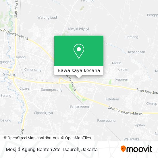 Peta Mesjid Agung Banten Ats Tsauroh