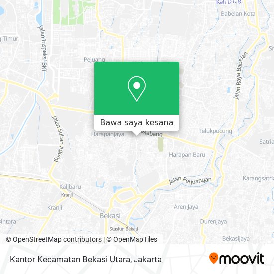 Peta Kantor Kecamatan Bekasi Utara