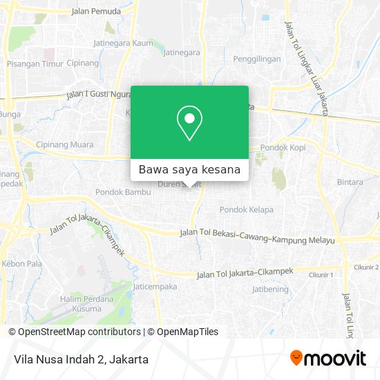 Peta Vila Nusa Indah 2
