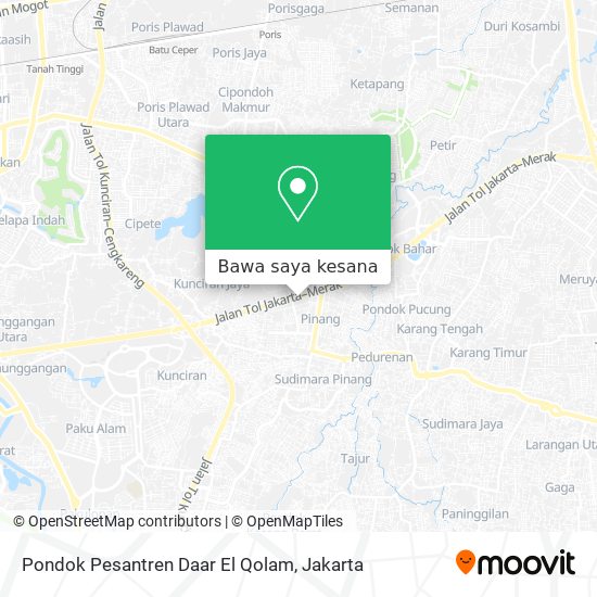 Peta Pondok Pesantren Daar El Qolam