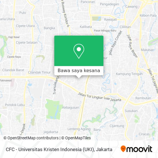 Peta CFC - Universitas Kristen Indonesia (UKI)