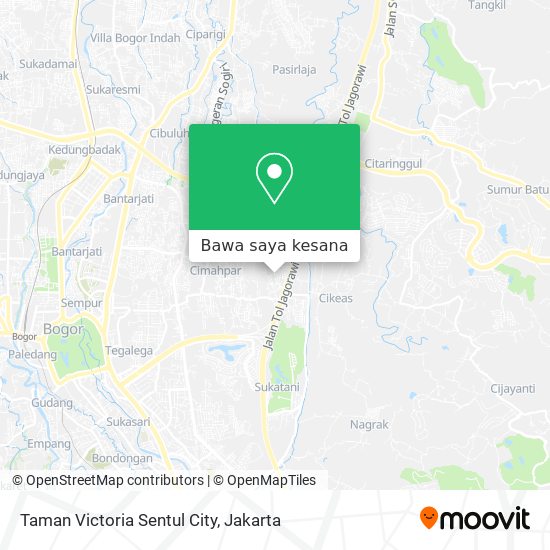 Peta Taman Victoria Sentul City
