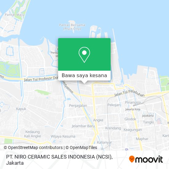 Peta PT. NIRO CERAMIC SALES INDONESIA (NCSI)