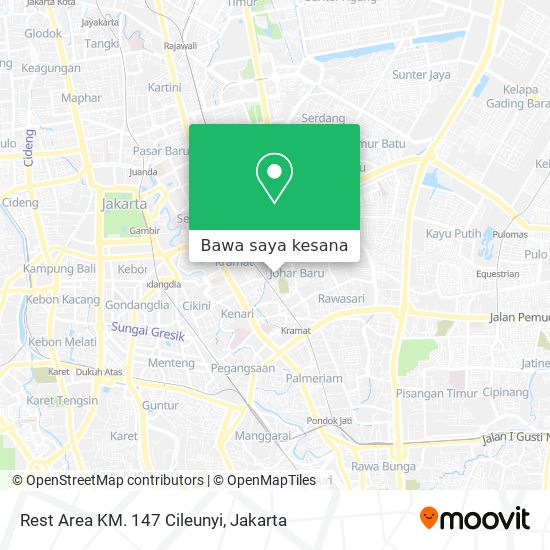 Peta Rest Area KM. 147 Cileunyi
