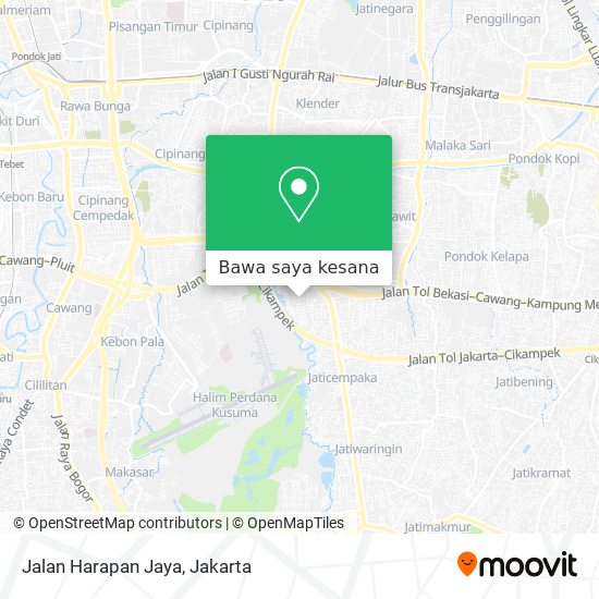 Peta Jalan Harapan Jaya
