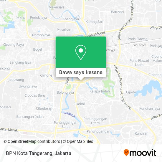 Peta BPN Kota Tangerang