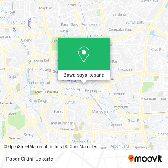 Peta Pasar Cikini