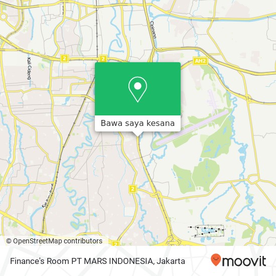 Peta Finance's Room PT MARS INDONESIA