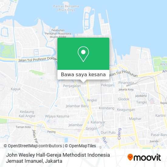 Peta John Wesley Hall-Gereja Methodist Indonesia Jemaat Imanuel