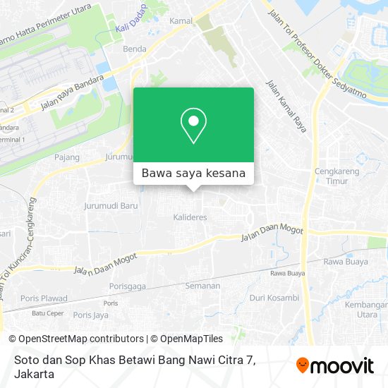 Peta Soto dan Sop Khas Betawi Bang Nawi Citra 7