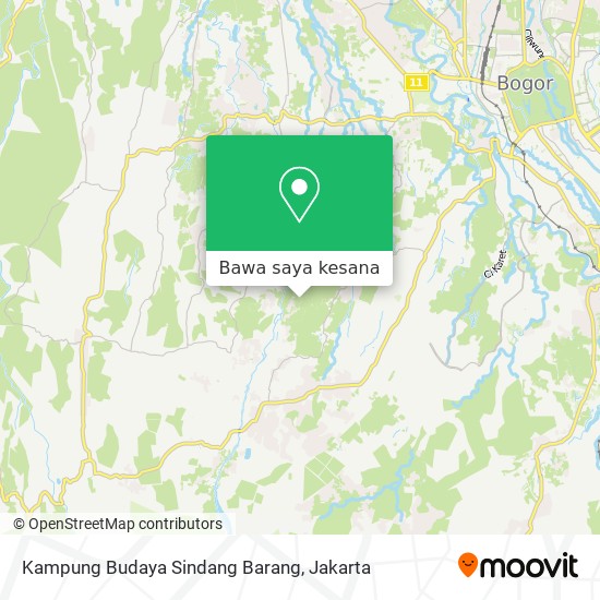 Peta Kampung Budaya Sindang Barang