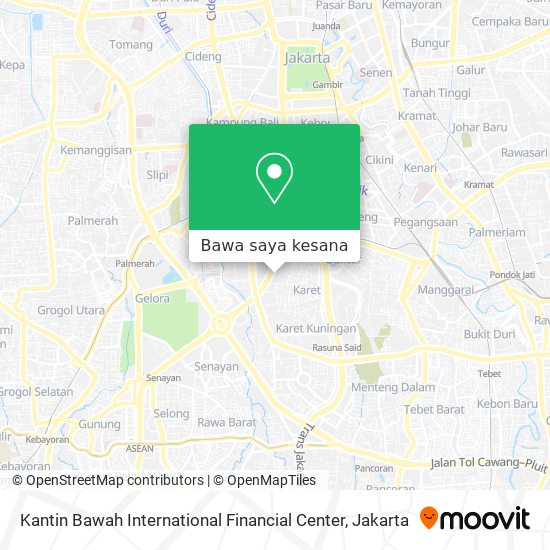 Peta Kantin Bawah International Financial Center