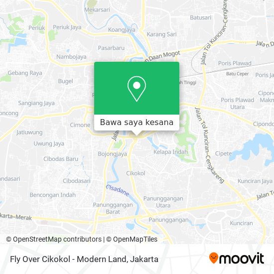 Peta Fly Over Cikokol - Modern Land