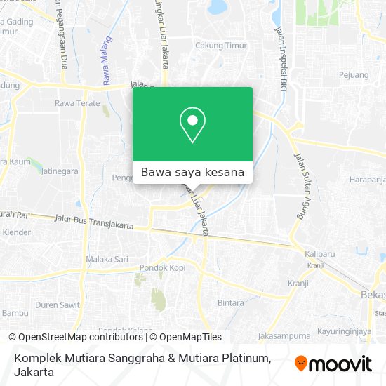 Peta Komplek Mutiara Sanggraha & Mutiara Platinum