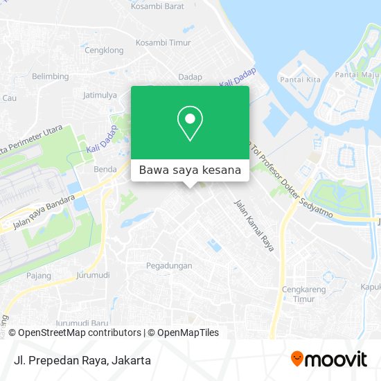 Peta Jl. Prepedan Raya