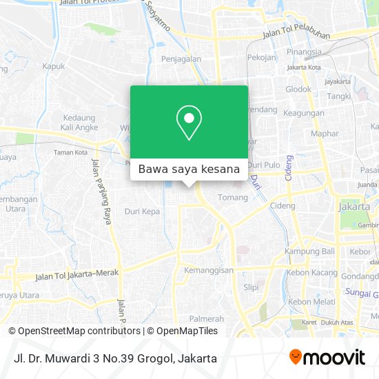 Peta Jl. Dr. Muwardi 3 No.39 Grogol