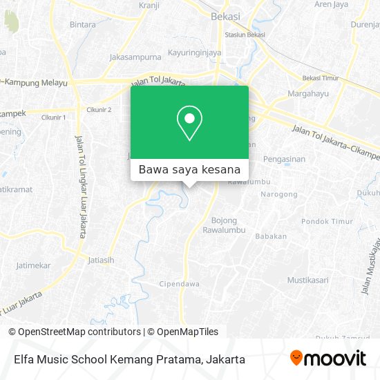 Peta Elfa Music School Kemang Pratama