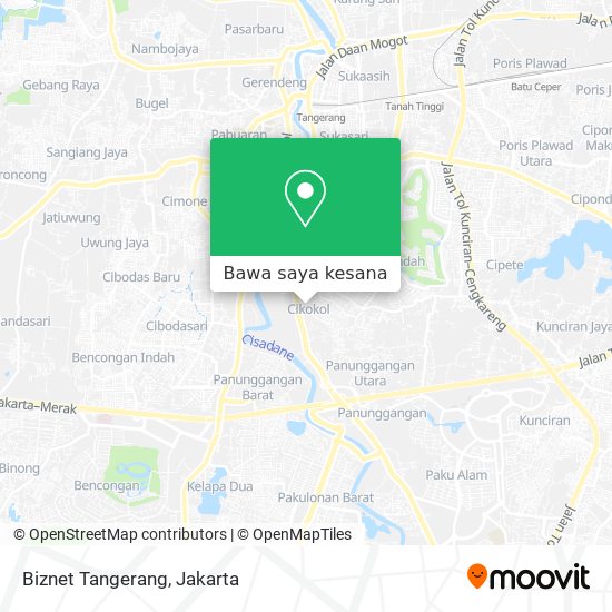 Peta Biznet Tangerang