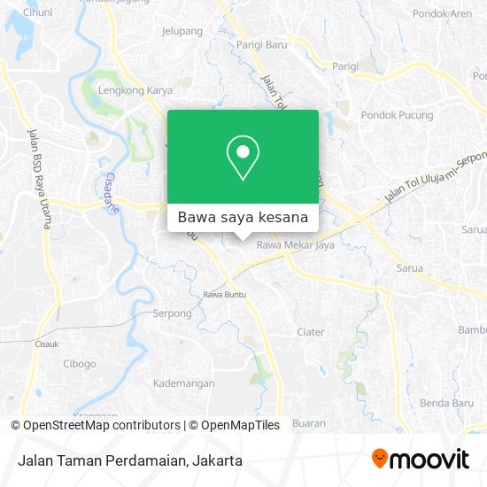 Peta Jalan Taman Perdamaian