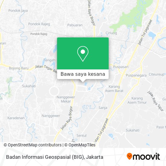 Peta Badan Informasi Geospasial (BIG)
