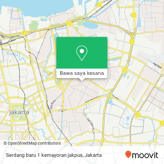 Peta Serdang baru 1 kemayoran jakpus