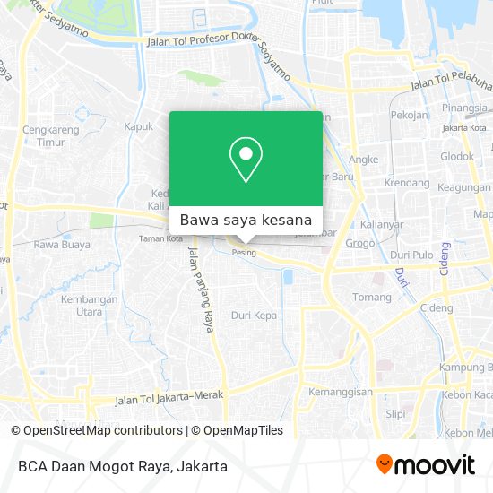 Peta BCA Daan Mogot Raya