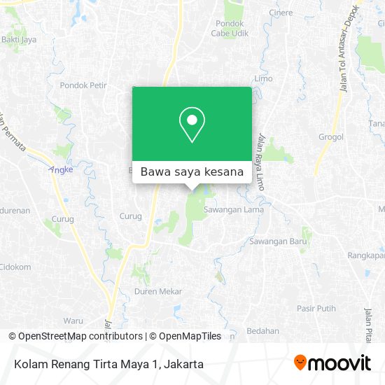 Peta Kolam Renang Tirta Maya 1