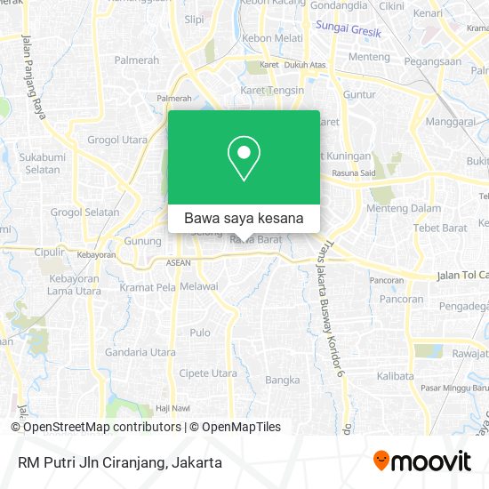 Peta RM Putri Jln Ciranjang