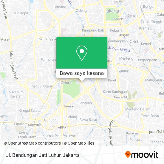 Peta Jl. Bendungan Jati Luhur