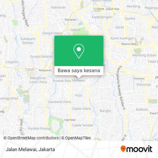 Peta Jalan Melawai