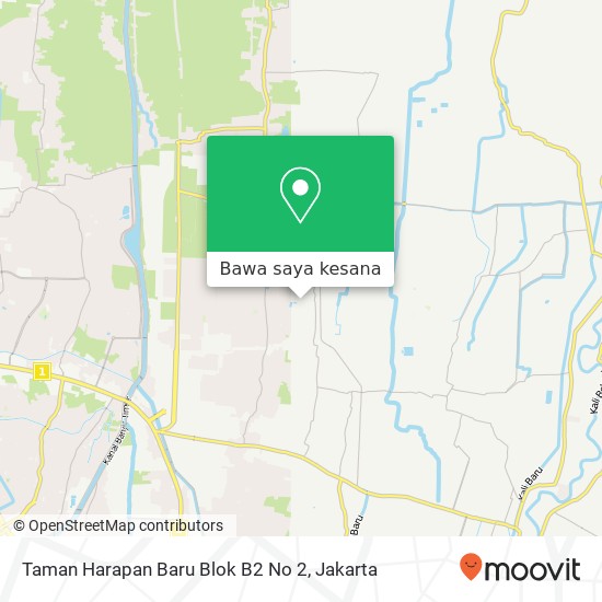 Peta Taman Harapan Baru Blok B2 No 2