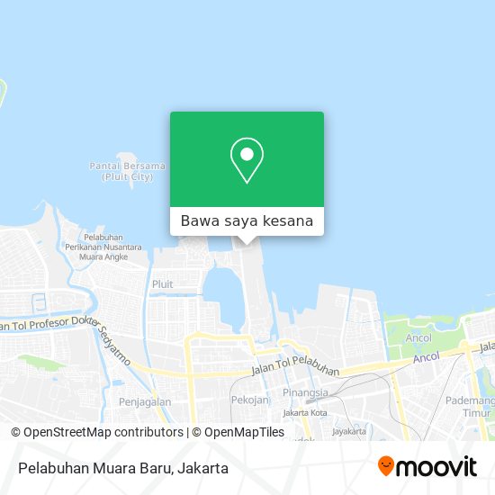 Peta Pelabuhan Muara Baru