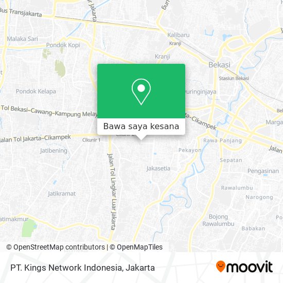 Peta PT. Kings Network Indonesia