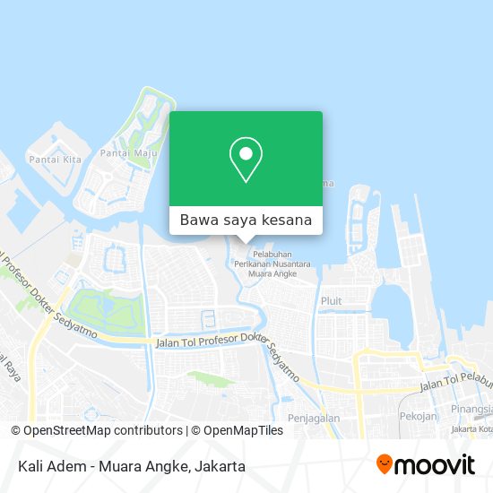 Peta Kali Adem - Muara Angke