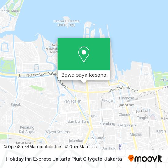 Peta Holiday Inn Express Jakarta Pluit Citygate