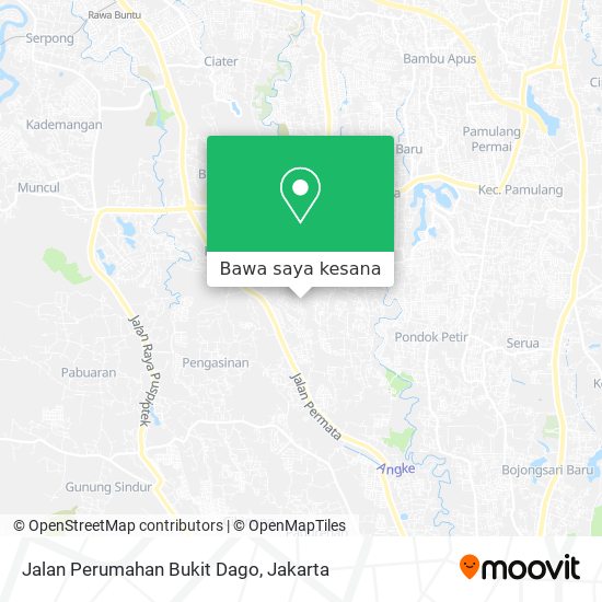 Peta Jalan Perumahan Bukit Dago