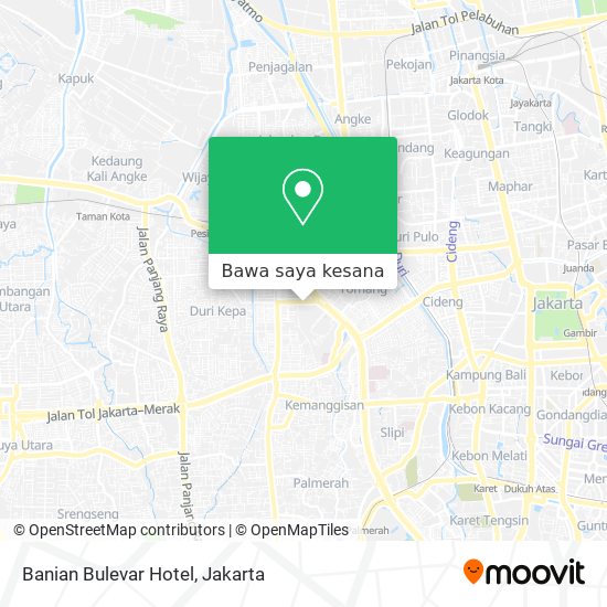 Peta Banian Bulevar Hotel