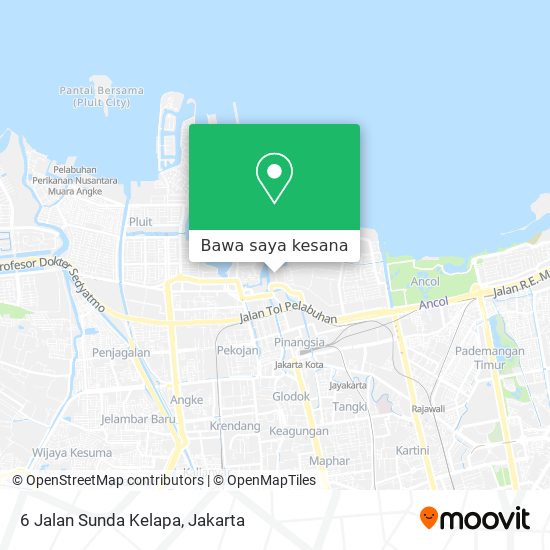 Peta 6 Jalan Sunda Kelapa