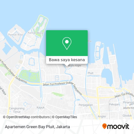 Peta Apartemen Green Bay Pluit
