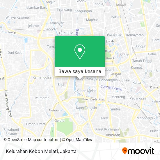 Peta Kelurahan Kebon Melati