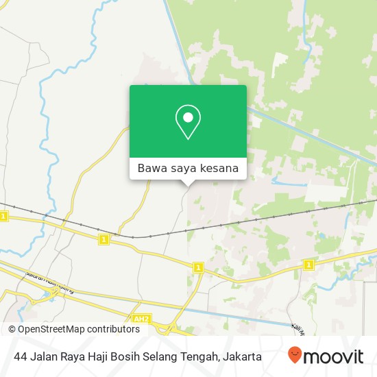 Peta 44 Jalan Raya Haji Bosih Selang Tengah