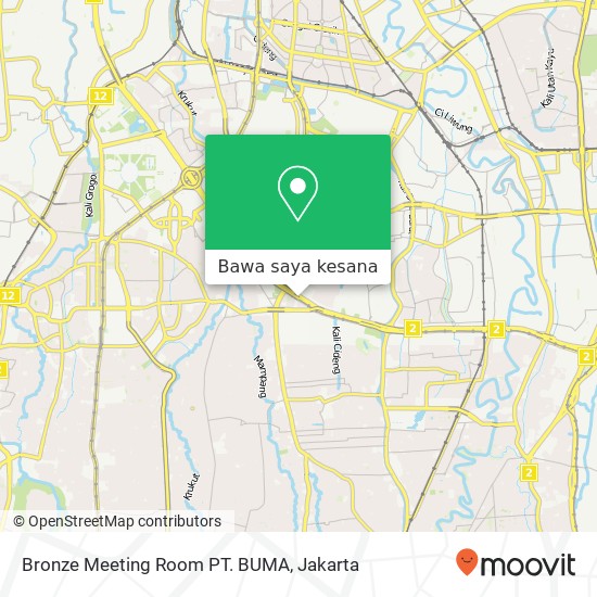 Peta Bronze Meeting Room PT. BUMA