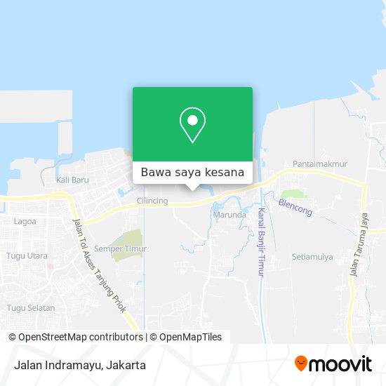 Peta Jalan Indramayu